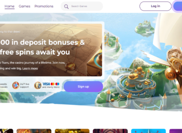 Tsars Casino startskærm