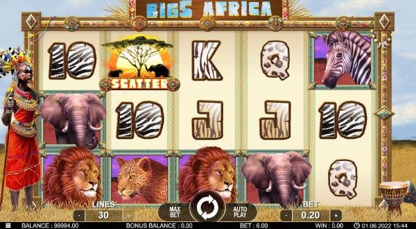 7Mojos Big5 Africa spilleautomat