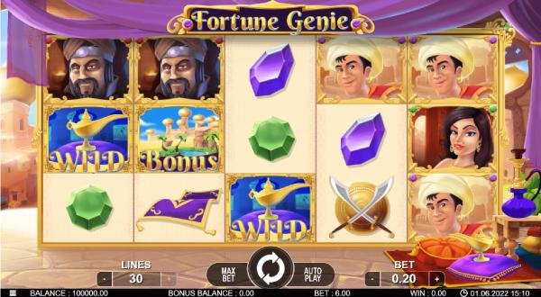 7Mojos Casinos Fortune Genie spilleautomat