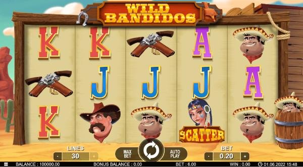 7Mojos Casinos Wild Bandidos spilleautomat