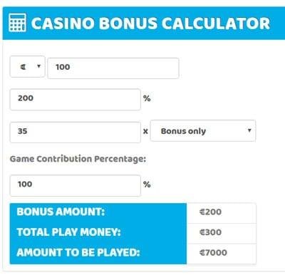 Casino bonus