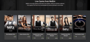 NetEnt Live Dealer Casinoer