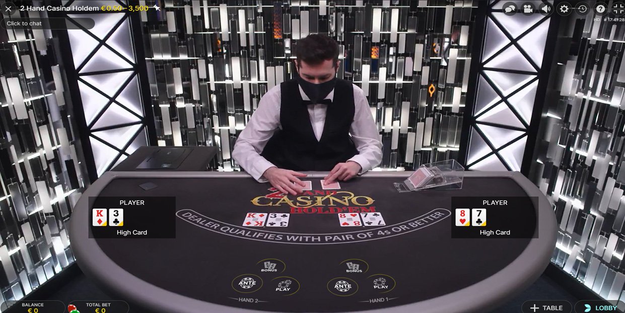 2Handpoker skærmbillede