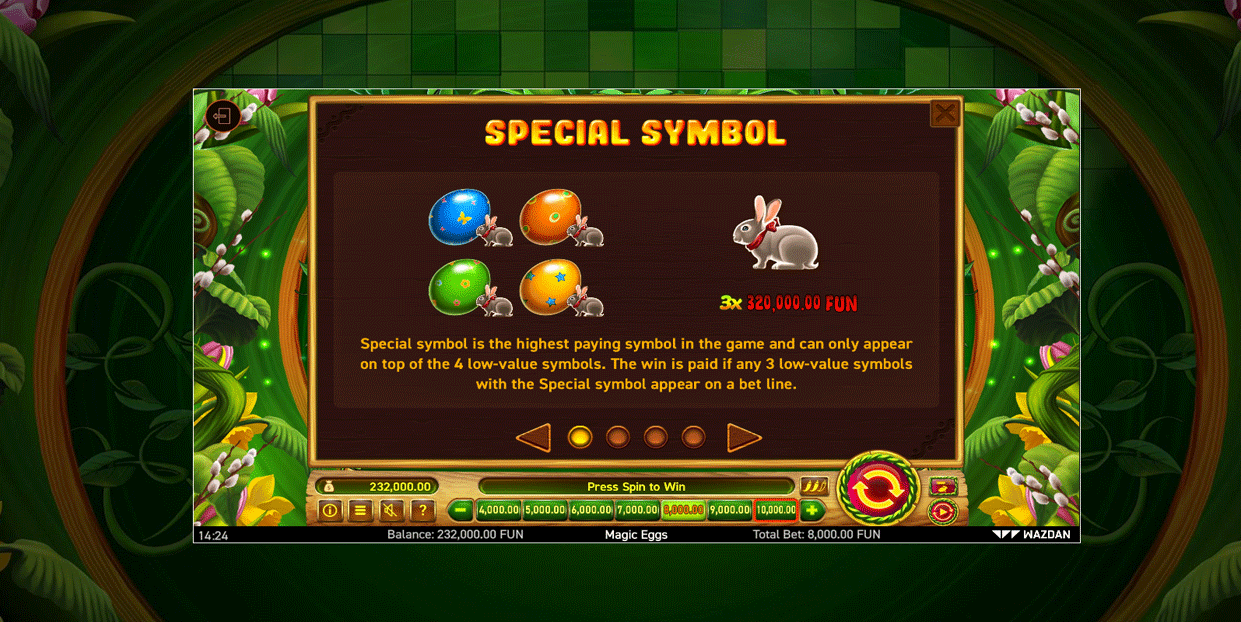 Magiske æg specialsymbol