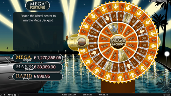 Mega Fortune Jackpot Hjul E