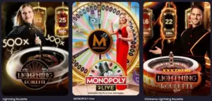 Live casino spil