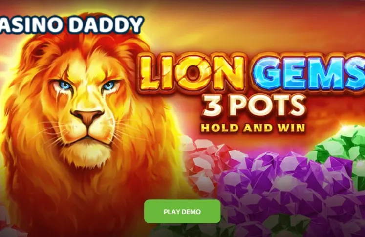 Lion Gems 3 Pots: Hold & Wog fra Playson